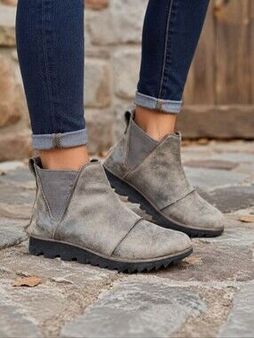 Sorel Evie Bootie Pull-On Ankle Boots Size 5